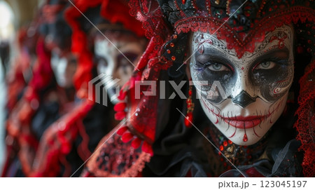 Venetian Carnival happy magic holiday. Venetian Carnival happy magic holiday. 123045197