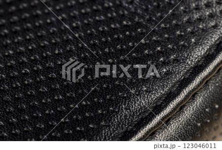 treated leather with perforation to give a beautiful appearance 123046011