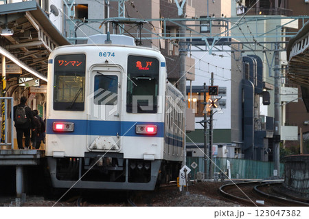 ［TS］東武亀戸線8000系電車（ワンマン運転：曳舟⇔亀戸） 123047382
