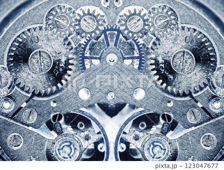 clockwork vintage mechanical watch, high resolution and detail 123047677
