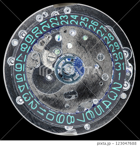 clockwork vintage mechanical watch, high resolution and detail 123047688
