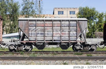 railway freight wagon railway freight wagon 123047733