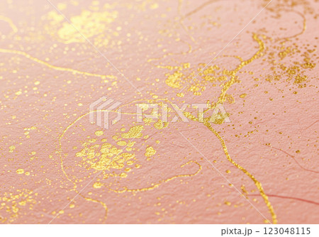 金箔入り和紙ーカラフルな和紙のテクスチャー(AI生成画像) 金箔入り和紙ーカラフルな和紙のテクスチャー(AI生成画像) 123048115