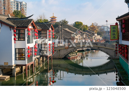 中国 上海市の水郷、七宝古鎮 中国 上海市の水郷、七宝古鎮 123048500
