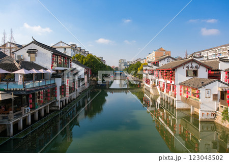 中国 上海市の水郷、七宝古鎮 中国 上海市の水郷、七宝古鎮 123048502