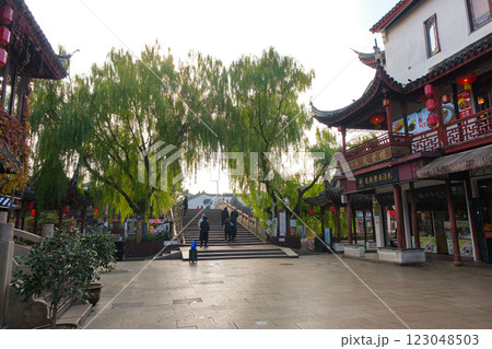 中国 上海市の水郷、七宝古鎮 中国 上海市の水郷、七宝古鎮 123048503