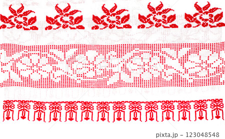 Ukrainian embroidery, folk arts and crafts 123048548