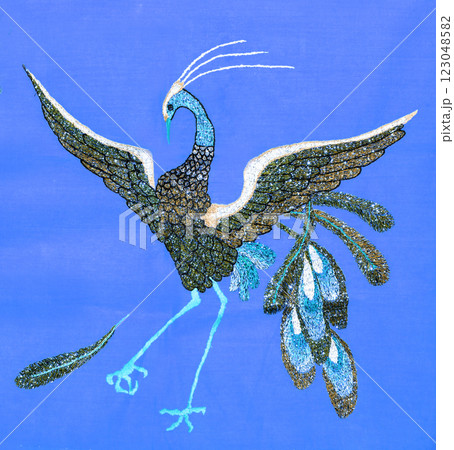 Ukrainian embroidery, folk arts and crafts 123048582