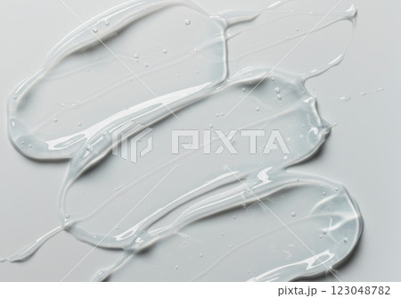 透明なジェルの表面のクローズアップ(AI生成画像) 透明なジェルの表面のクローズアップ(AI生成画像) 123048782