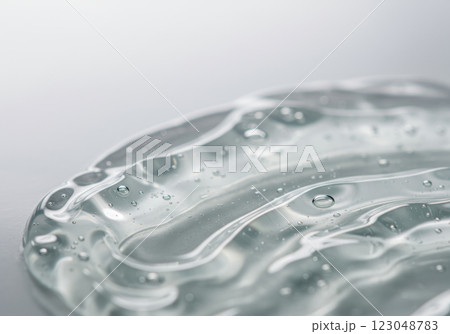 透明なジェルの表面のクローズアップ(AI生成画像) 透明なジェルの表面のクローズアップ(AI生成画像) 123048783