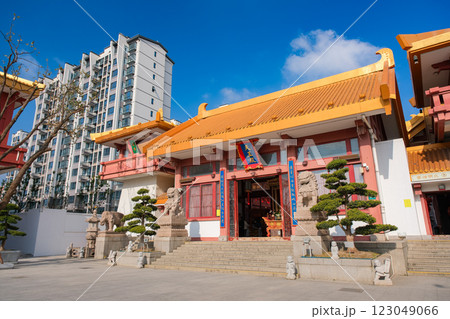 中国 上海市、七宝古鎮のお寺、七宝教寺 中国 上海市、七宝古鎮のお寺、七宝教寺 123049066