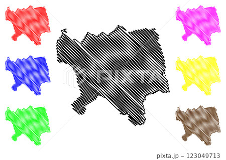 London Borough of Sutton (United Kingdom of Great Britain and Northern Ireland, Ceremonial county and region Greater London, England) map vector illustration, scribble sketch map London Borough of Sutton (United Kingdom of Great Britain and Northern Ireland, Ceremonial county and region Greater London, England) map vector illustration, scribble sketch map 123049713