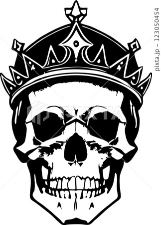 simple black graphic drawing of a human skull, logo, tattoo simple black graphic drawing of a human skull, logo, tattoo 123050454