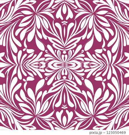 simple seamless abstract purple and white pattern, texture 123050469