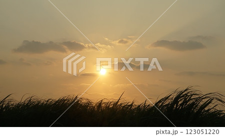 晴れた日の夕暮れ 晴れた日の夕暮れ 123051220