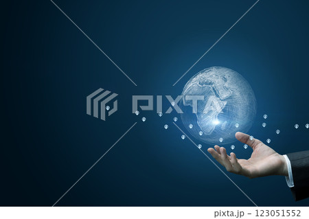 Global business and partner network. 123051552