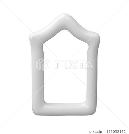 3D white vector frame, glossy window or door, vintage arch border design, realistic oriental architecture Arabic style 3D white vector frame, glossy window or door, vintage arch border design, realistic oriental architecture Arabic style 123052152