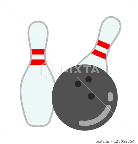 ボウリングのアイコン ボウリングのアイコン 123052354