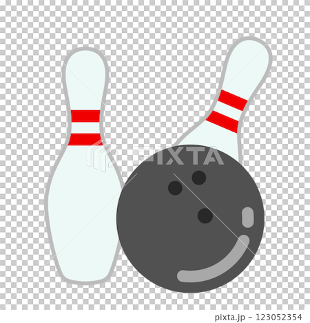 ボウリングのアイコン ボウリングのアイコン 123052354