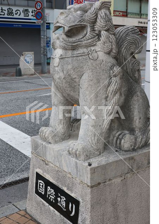 沖縄県那覇市の「国際通り」 123053309