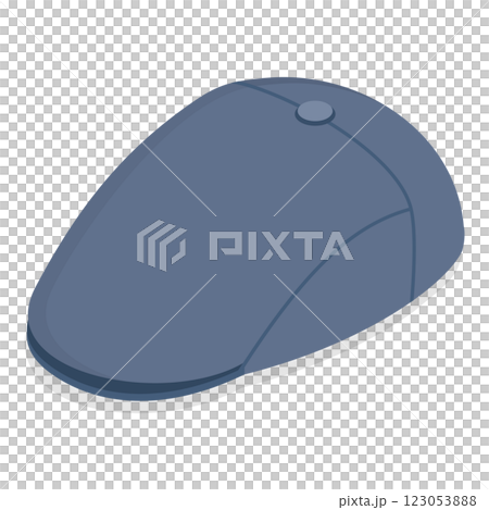 3D Isometric Flat  Set of Hats. Item 3 123053888