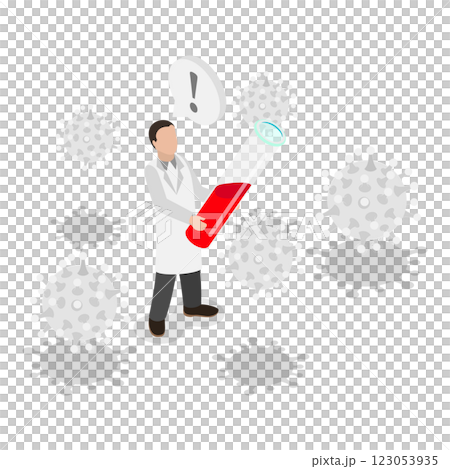 3D Isometric Flat  Illustration of Diabets. Item 1 123053935