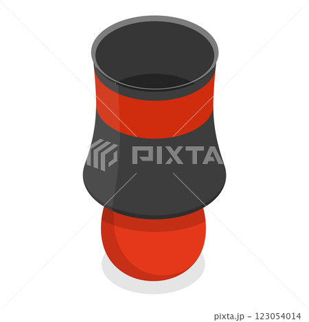 3D Isometric Flat  Set of Different Interior Lights. Item 1 123054014