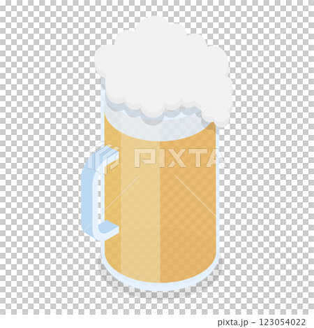 3D Isometric Flat Set of Equipment For Sport Team Fans. Item 15 3D Isometric Flat Set of Equipment For Sport Team Fans. Item 15 123054022