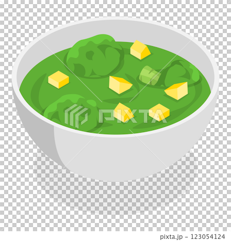 3D Isometric Flat Set of Soup Bowls. Item 3 3D Isometric Flat Set of Soup Bowls. Item 3 123054124