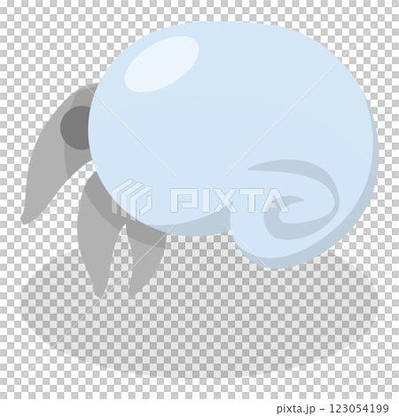 3D Isometric Flat  Set of Varieties Of Plankton. Item 8 123054199