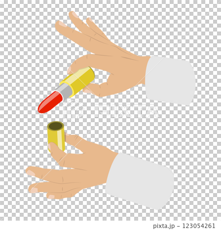 3D Isometric Flat Set of Beauty Products. Item 3 3D Isometric Flat Set of Beauty Products. Item 3 123054261