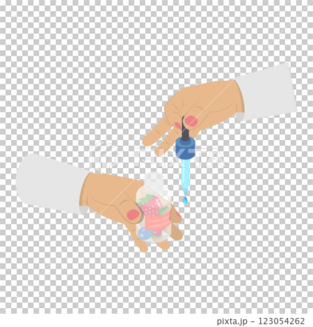 3D Isometric Flat Set of Beauty Products. Item 1 3D Isometric Flat Set of Beauty Products. Item 1 123054262