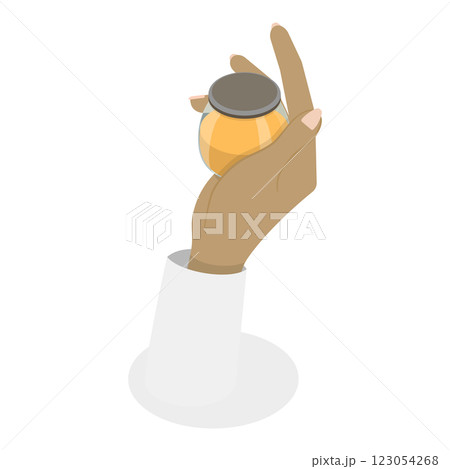 3D Isometric Flat  Illustration of Skin Care. Item 1 123054268