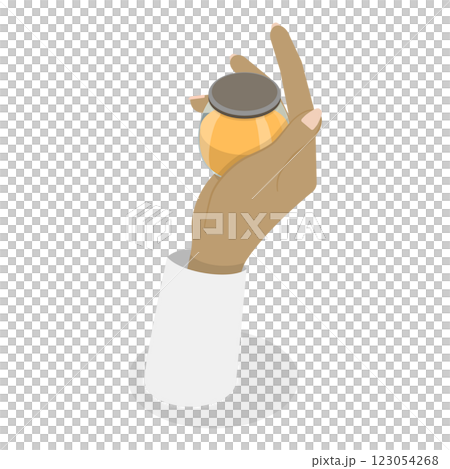3D Isometric Flat  Illustration of Skin Care. Item 1 123054268