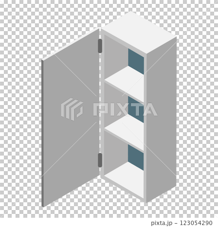 3D Isometric Flat Set of Kitchen Cabinets. Item 8 3D Isometric Flat Set of Kitchen Cabinets. Item 8 123054290
