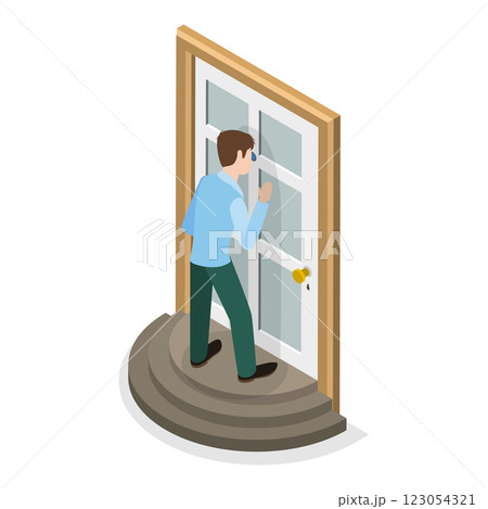 3D Isometric Flat Set of Peeking People. Item 1 3D Isometric Flat Set of Peeking People. Item 1 123054321