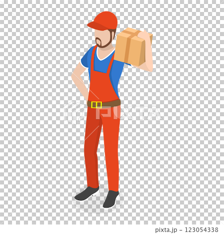 3D Isometric Flat Set of Professions. Item 5 3D Isometric Flat Set of Professions. Item 5 123054338