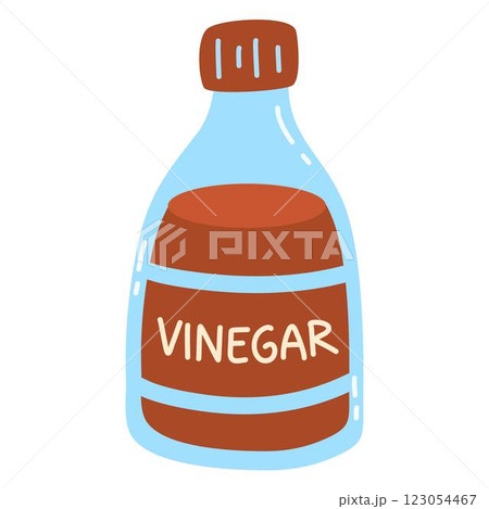 Apple Cider Vinegar in Glass Apple Cider Vinegar in Glass 123054467