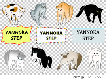 貓的腳步插圖集 貓的腳步插圖集 123057228