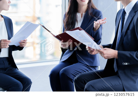ビジネスパーソン　ブリーフィング 123057615