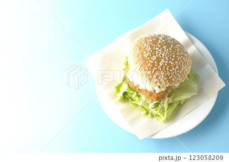 タルタルフィッシュバーガー 123058209