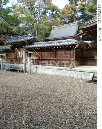 冬の尾張多賀神社　パワースポット 123058818