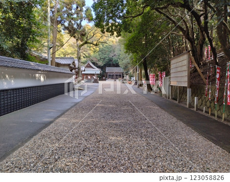 冬の尾張多賀神社　パワースポット 123058826