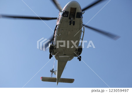 救難ヘリ 救難ヘリコプター 救助ヘリ 123059497