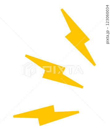 アイコン（サンダー3本）イエロー 123060034