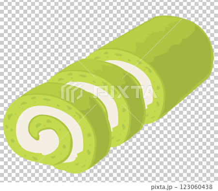 抹茶ロール 抹茶ロール 123060438