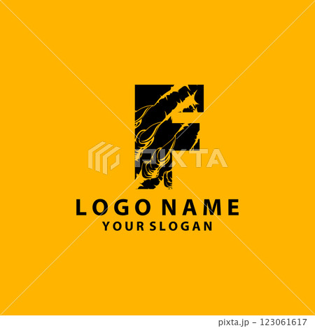 grunge initial f letter icon scratch effect grunge initial f letter icon scratch effect 123061617