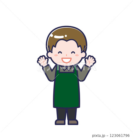 カフェ店員／男性 11 123061796