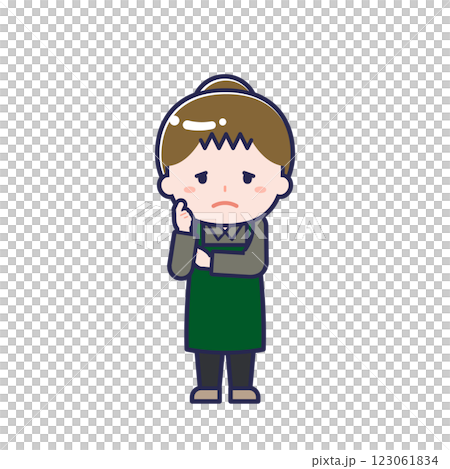 カフェ店員／女性 19 123061834