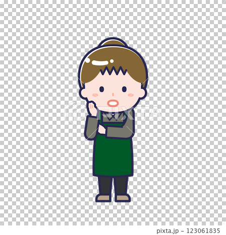カフェ店員／女性 20 123061835